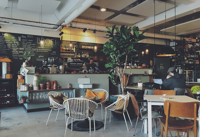 Cozy café interior